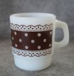 画像2: U.S.A. vintage Fire-king Mug Picnic  アメリカヴィンテージ ファイヤーキング　ピクニック　茶  マグ マグカップ 1960-76's (2)