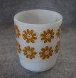 画像4: U.S.A. vintage Fire-king Mug Daisy Head  アメリカヴィンテージ ファイヤーキング デイジーヘッド 黄土 マグ マグカップ 1977-86's (4)
