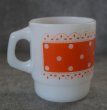 画像4: U.S.A. vintage Fire-king Mug Picnic  アメリカヴィンテージ ファイヤーキング　ピクニック　橙  マグ マグカップ 1960-76's (4)