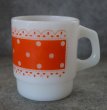 画像2: U.S.A. vintage Fire-king Mug Picnic  アメリカヴィンテージ ファイヤーキング　ピクニック　橙  マグ マグカップ 1960-76's (2)