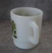 画像3: U.S.A. vintage Fire-king Mug Rose Garden  アメリカヴィンテージ ファイヤーキング ローズガーデン 緑  マグ マグカップ 1977-86's (3)