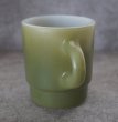 画像3: U.S.A. vintage Fire-king Mug Stacking Mug アメリカヴィンテージ ファイヤーキング スタッキング 緑 マグ マグカップ 1960-76's (3)