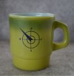 画像2: U.S.A. vintage Fire-king Mug Northwestarn Bank アメリカヴィンテージ  ファイヤーキング ノースウエストバンク 緑・黄緑 マグ マグカップ 1960's (2)