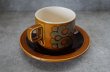 画像3: ENGLAND antique HORNSEA  BRONTE C&S イギリスアンティーク ホーンジー ブロンテ カップ＆ソーサー 1970-80's ヴィンテージ  (3)