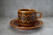 画像2: ENGLAND antique HORNSEA 【HEIRLOOM】C&S イギリスアンティーク ホーンジー エアルーム オータムブラウン カップ＆ソーサー コーヒーカップ ヴィンテージ 1970-80's (2)