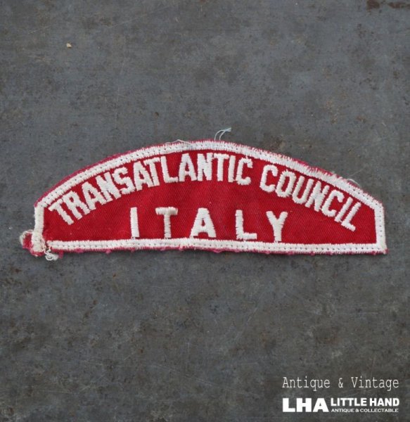 画像1: USA antique PATCH アメリカアンティーク  ヴィンテージ パッチ  ワッペン US 刺繍 ビンテージ 1960-80's  (1)