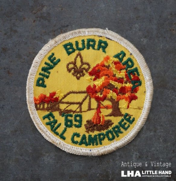 画像1: USA antique PATCH アメリカアンティーク  ヴィンテージ パッチ  ワッペン US 刺繍 ビンテージ 1960-80's  (1)