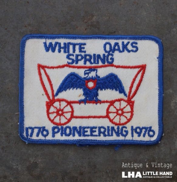 画像1: USA antique PATCH アメリカアンティーク  ヴィンテージ パッチ  ワッペン US 刺繍 ビンテージ 1960-80's  (1)