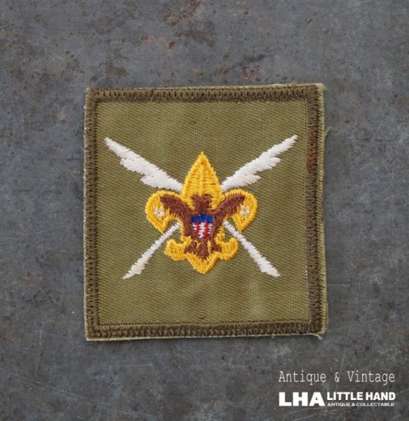 画像1: USA antique PATCH アメリカアンティーク  ヴィンテージ パッチ  ワッペン US 刺繍 ビンテージ 1960-80's  (1)