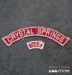 画像1: USA antique PATCH アメリカアンティーク  ヴィンテージ パッチ  ワッペン US 刺繍 ビンテージ 1960-80's  (1)