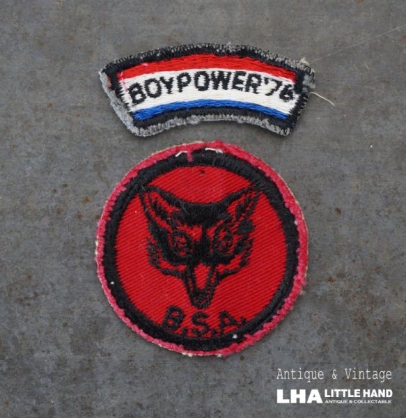 画像1: USA antique PATCH アメリカアンティーク  ヴィンテージ パッチ  ワッペン US 刺繍 ビンテージ 1960-80's  (1)