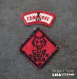 画像1: USA antique PATCH アメリカアンティーク  ヴィンテージ パッチ  ワッペン US 刺繍 ビンテージ 1960-80's 