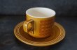 画像4: ENGLAND antique HORNSEA SAFFRON TRIO イギリスアンティーク ホーンジー サフラン カップ＆ソーサー＆ティープレート・ケーキプレート トリオ C&S 1970-80's ヴィンテージ (4)