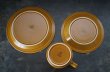 画像11: ENGLAND antique HORNSEA SAFFRON TRIO イギリスアンティーク ホーンジー サフラン カップ＆ソーサー＆ティープレート・ケーキプレート トリオ C&S 1970-80's ヴィンテージ (11)