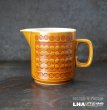 画像1: ENGLAND antique HORNSEA  SAFFRON MILK JUG イギリスアンティーク ホーンジー サフラン  ミルクジャグ ミルクピッチャー 1970-80's ヴィンテージ (1)