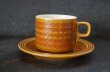 画像3: ENGLAND antique HORNSEA SAFFRON TRIO イギリスアンティーク ホーンジー サフラン カップ＆ソーサー＆ティープレート・ケーキプレート トリオ C&S 1970-80's ヴィンテージ (3)