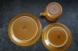 画像11: ENGLAND antique HORNSEA SAFFRON TRIO イギリスアンティーク ホーンジー サフラン カップ＆ソーサー＆ティープレート・ケーキプレート トリオ C&S 1970-80's ヴィンテージ (11)
