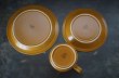 画像10: ENGLAND antique HORNSEA SAFFRON TRIO イギリスアンティーク ホーンジー サフラン カップ＆ソーサー＆ティープレート・ケーキプレート トリオ C&S 1970-80's ヴィンテージ (10)