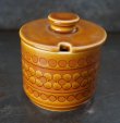 画像3: ENGLAND antique HORNSEA  SAFFRON SUGAR BOWL イギリスアンティーク ホーンジー サフラン  シュガーボウル 1970-80's ヴィンテージ