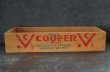 画像4: USA antique COOPER BRAND Cheese Box アメリカアンティーク 木製チーズボックス  ヴィンテージ 木箱 1930-1940's