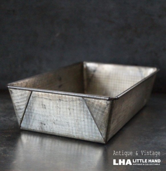 画像1: U.S.A. antique BAKING TIN アメリカアンティーク ブレッドティン ベーキングティン モールド  1940-50's  (1)