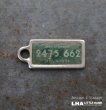 画像1: U.S.A. antique Number Tag アメリカアンティーク ナンバータグ ナンバープレート　キーホルダー 1954's  (1)