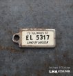 画像1: U.S.A. antique Number Tag アメリカアンティーク ナンバータグ ナンバープレート　キーホルダー 1967's  (1)