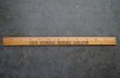 画像3: U.S.A. antique ADVERTISING RULER 12” アメリカアンティーク アドバタイジング 木製ルーラー 広告入り 定規 ヴィンテージ 1940-60's (3)