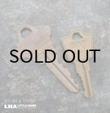 画像: U.S.A. antique KEYS 2pcs アメリカアンティークキー ヴィンテージキー 鍵 2本セット ヴィンテージ 1940-70s