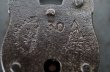 画像3: ENGLAND antique PADLOCK with KEY イギリスアンティーク クマ型 刻印入り 小さなパドロック 鍵付き 南京錠 ヴィンテージ 1944s (3)
