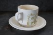 画像4: ENGLAND antique HORNSEA  FLEUR C&S イギリスアンティーク ホーンジー フルール カップ＆ソーサー＆ティープレート・ケーキプレート トリオ  C&S 1970-80's ヴィンテージ コーヒーカップ ティーカップ (4)