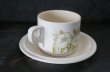 画像4: ENGLAND antique HORNSEA  FLEUR C&S イギリスアンティーク ホーンジー フルール カップ＆ソーサー＆ティープレート・ケーキプレート トリオ  C&S 1970-80's ヴィンテージ コーヒーカップ ティーカップ (4)