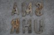 画像3: U.S.A. antique  small  SIGN アメリカアンティーク メタル ミニアルファベット レターサイン 1930-60's (3)