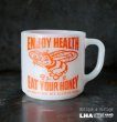 画像1: U.S.A. vintage FEDERAL EAT YOUR HONEY Mug フェデラル  マグ ヴィンテージ 1960's (1)