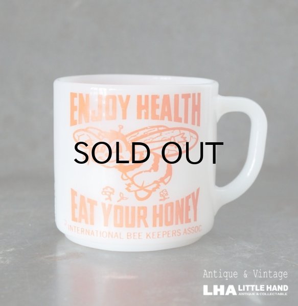 画像1: U.S.A. vintage FEDERAL EAT YOUR HONEY Mug フェデラル  マグ ヴィンテージ 1960's (1)