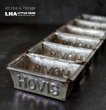 画像1: 【RARE】ENGLAND antique HOVIS BAKING TIN  イギリスアンティーク ホーヴィス ベーキングティン ミニブレッド缶 モールド 型 6連 1930-60's (1)