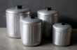 画像4: U.S.A. antique Canister Set アメリカアンティーク アルミ キャニスター 4個セット ヴィンテージ ミッドセンチュリー 1950's (4)