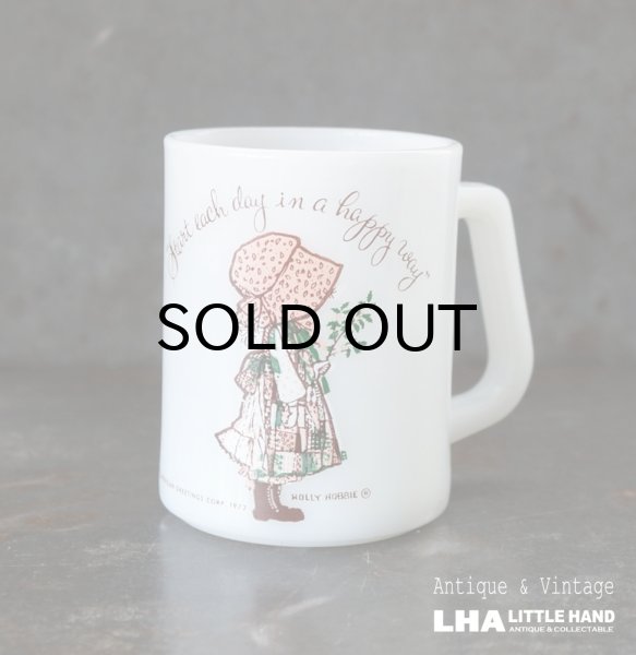画像1: U.S.A. vintage FEDERAL HOLLY HOBBIE Mug フェデラル  マグ ヴィンテージ 1960's (1)