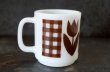 画像4: U.S.A. vintage Glasbake Tulips グラスベイク チューリップ　茶  マグ  ヴィンテージ 1960-70's (4)
