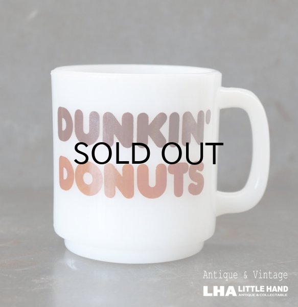 画像1: U.S.A. vintage Glasbake DUNKIN' DONUTS MUG グラスベイク ダンキンドーナツ マグ  ヴィンテージ 1960-70's (1)
