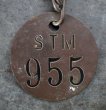 画像3: U.S.A. antique Number Tag アメリカアンティーク ナンバータグ ナンバープレート ブラス 真鍮 ヴィンテージ 1940-60's  (3)