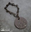 画像1: U.S.A. antique Number Tag アメリカアンティーク ナンバータグ ナンバープレート ブラス 真鍮 ヴィンテージ 1940-60's  (1)