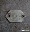 画像2: U.S.A. antique Number Tag アメリカアンティーク ナンバータグ ナンバープレート ヴィンテージ 1945's  (2)