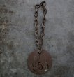 画像2: U.S.A. antique Number Tag アメリカアンティーク ナンバータグ ナンバープレート ブラス 真鍮 ヴィンテージ 1940-60's  (2)