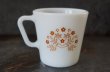 画像4: U.S.A. vintage PYREX Tinne Brown Flower MUG パイレックス タイニーブラウンフラワー マグ  ヴィンテージ 1960-70's (4)