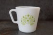 画像4: U.S.A. vintage PYREX Tinne Green Flower MUG パイレックス タイニーグリーンフラワー マグ  ヴィンテージ 1960-70's (4)