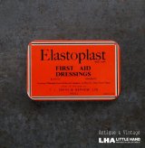 画像: ENGLAND antique ELASTOPLAST TINイギリスアンティーク エラストプラスト缶 バンドエイド缶 絆創膏 ヴィンテージ1950-70's 