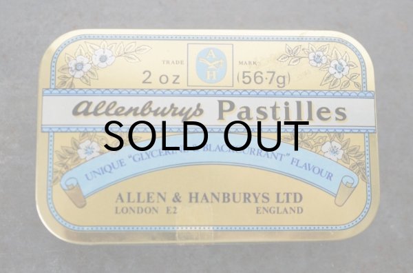 画像2: ENGLAND antique Allenburys PASTILLES TIN イギリスアンティーク トローチ ブリキ缶 ヴィンテージ 缶 1970-90's