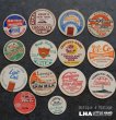 画像1: U.S.A. antique  Milk Bottle Caps アメリカアンティーク ヴィンテージ ミルクボトルキャップ 14枚SET　ミルクキャップ (1)