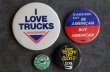 画像2: ENGLAND & U.S.A. antique BADGES 4pcs イギリス&アメリカアンティーク  ヴィンテージ 缶バッジ 4個セット 缶バッチ ビンテージ 1970-90's  (2)